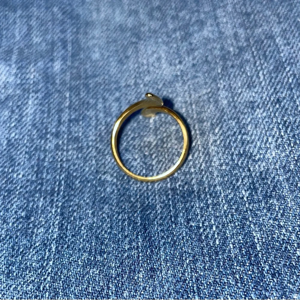 Gold-Plated Adjustable Abstract Ring